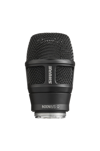 Shure Nexadyne 8/S Supercardioid Revonic Microphone Capsule for Wireless Transmitters (Black) 