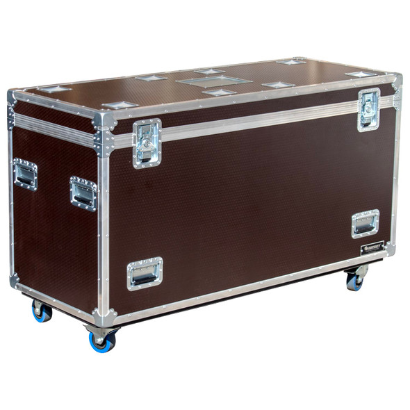 Odyssey Professional 60″ x 24″ x 30″ Brown Hex Board Utility Tour Trunk Case with Caster Wheels