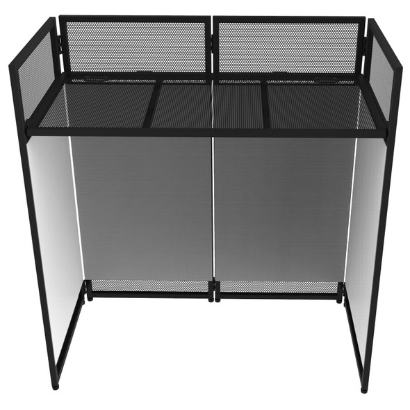 ODYSSEY Height Adjustable 60″ x 20″ Work Surface Carpeted DJ Table