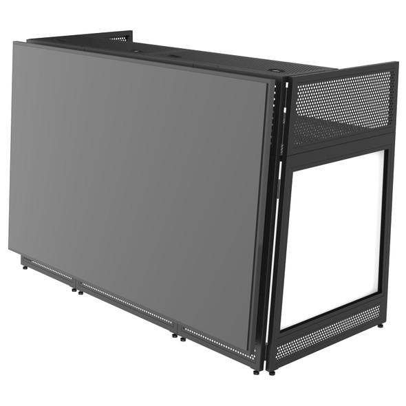 Odyssey 70″ Wide Surface TV Mountable DJ Battle Booth with Removable Top