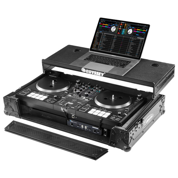 Odyssey Industrial Board Glide Style 1U Case for Hercules DJControl Inpulse T7 DJ Controller