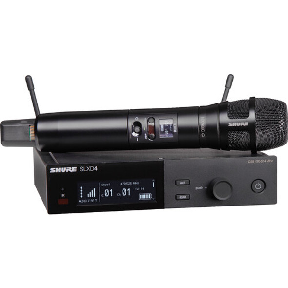 SHURE SLXD4 ets set bag付き　SLXD2マイク付き Shure SLXD24/N8C Digital Wireless Handheld Microphone System