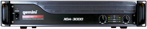 Gemini XGA-3000 Professional Power Amplifier Front View