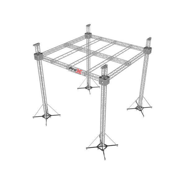 XTP-GS323223-CF3234 F34 Stage Roofing Truss System with Ground Support, Truss and Chain Hoists – 32x32x23 Ft.
