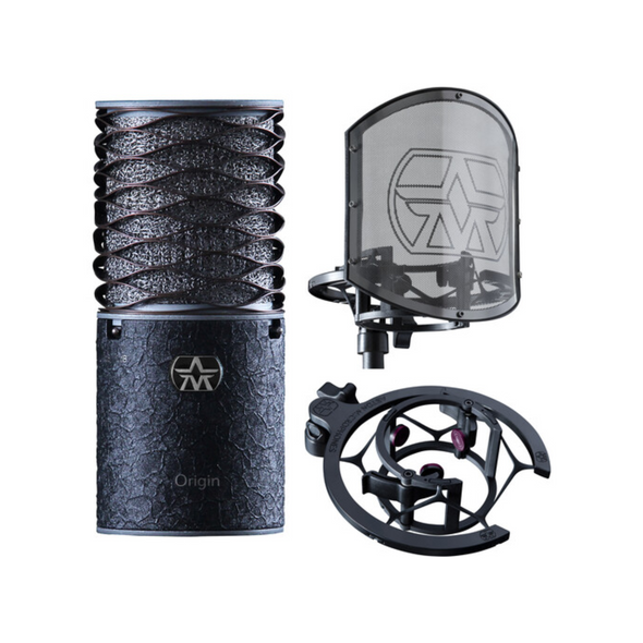 Aston Microphones Origin Bundle with Mic, Shield Pop Filter & Swift Shockmount