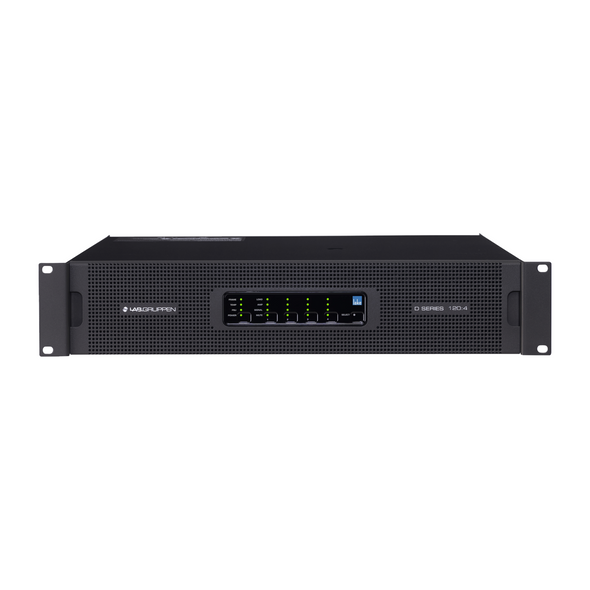LAB GRUPPEN LAB-D120:4L 12,000W Amplifier with 4 Flexible Output-Channels, Lake Digital Signal Processing and Digital Audio Networking for Installation Applications