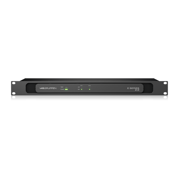 LAB GRUPPEN E2:2 200W E-Series Installation Amplifier with 2 Flexible Output Channels 