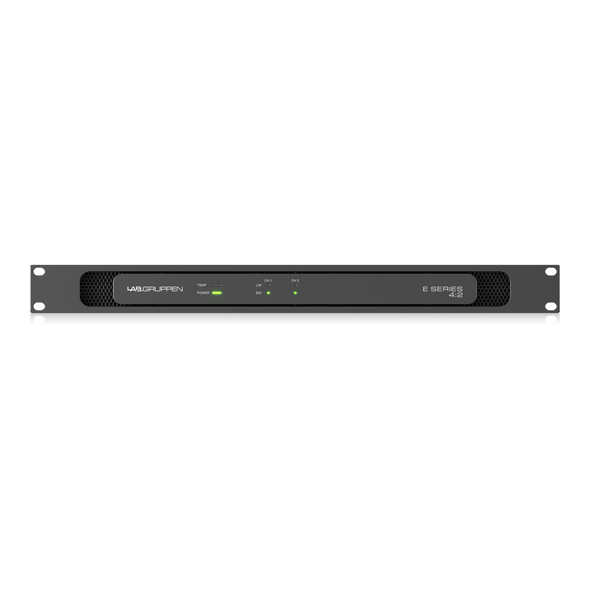 LAB GRUPPEN E4:2 400W E-Series Installation Amplifier with 2 Flexible Output Channels