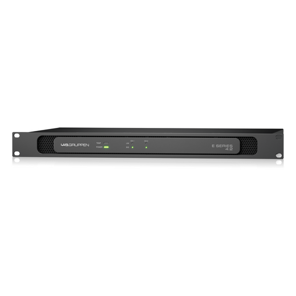 LAB GRUPPEN E4:2 400W E-Series Installation Amplifier with 2 Flexible Output Channels