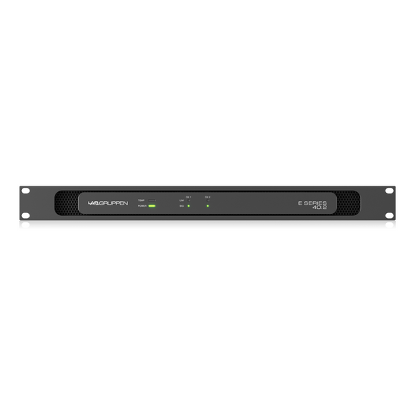 LAB GRUPPEN E 40:2 4,000 Watt Amplifier with 2 Flexible Output Channels for Installation Applications