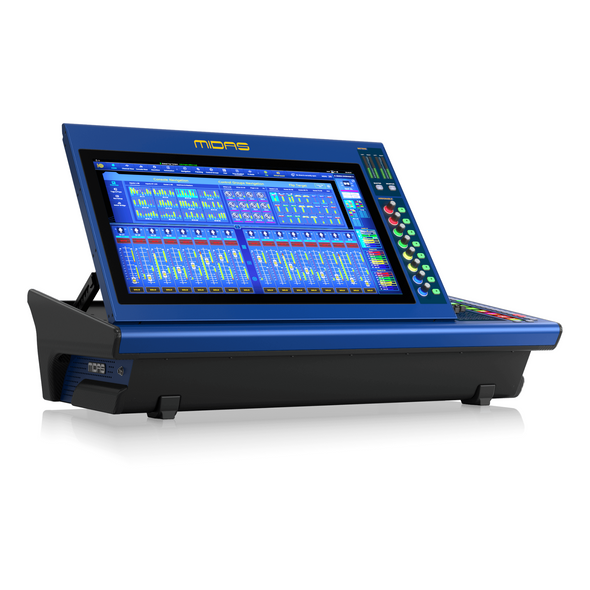 Midas HD96-AIR-CC-IP Live Digital Console with 144 Input Channels, 123 Mix Buses, 96 kHz Sample Rate and 21" Glare Resistant Touch Screen