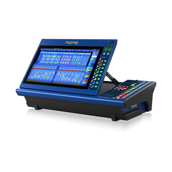 Midas HD96-AIR-CC-IP Live Digital Console with 144 Input Channels, 123 Mix Buses, 96 kHz Sample Rate and 21" Glare Resistant Touch Screen