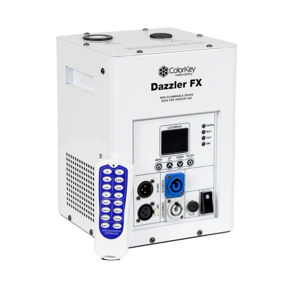 ColorKey Dazzler FX MKII Cold Spark Machine (White)