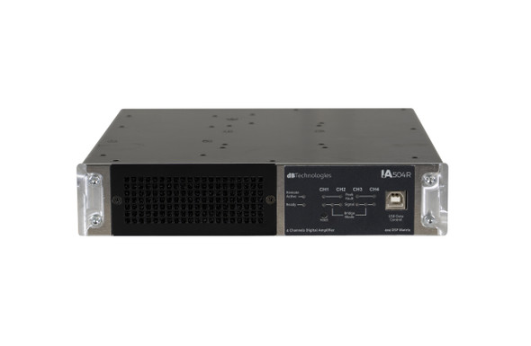 dB Technologies Amplifier 4ch, 4x125 RMS Watt, DSP, 1HE / Half 19", RDNET