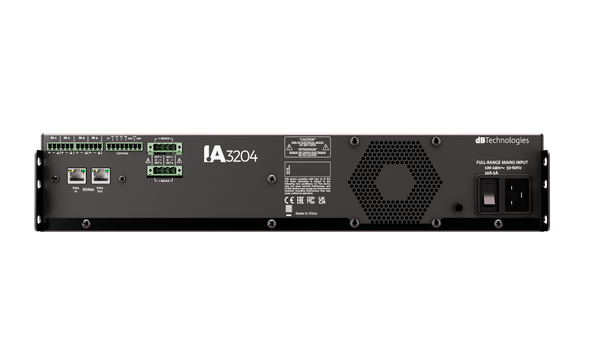 dB Technologies IA3204R 2U rack sized class-D power amplifier