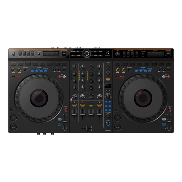 GCD Package: AlphaTheta DDJ-GRV6 with Mackie Thrash215 Speakers & Magma Case