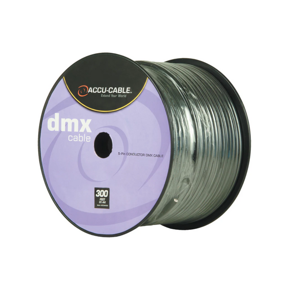ADJ AC5CDMX300 300FT (91.4m) 5-Pin Conductor DMX Cable