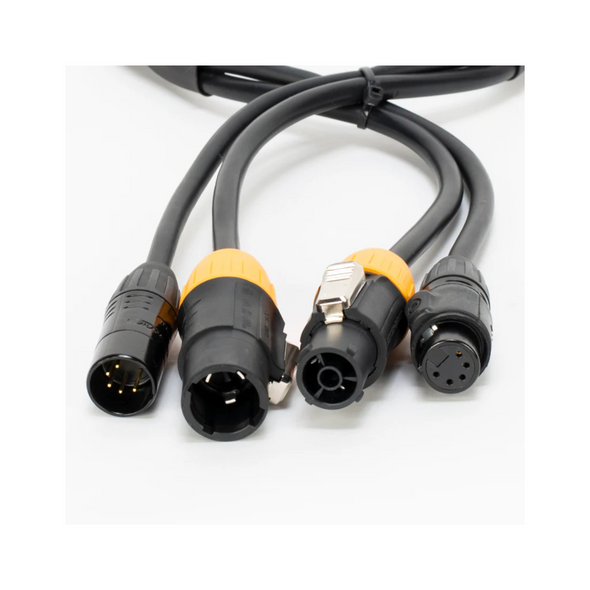 ADJ AC5PTRUE3 IP65-Rated 3FT 5-Pin DMX & Locking Power Link Combo Cable ADJ AC5PTRUE3 IP65-Rated 3FT 5-Pin DMX & Locking Power Link Combo Cable