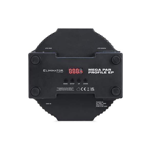 Eliminator Lighting MEGA PAR PROFILE EP Compact Low-Profile 2-in-1 LED Par