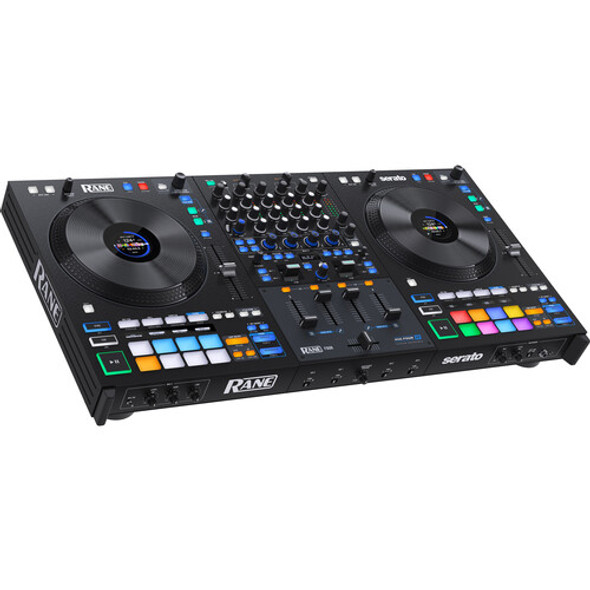 GCD Package: RANE DJ FOUR DJ Controller with Mackie CR5-XBT Monitors & ProX Case