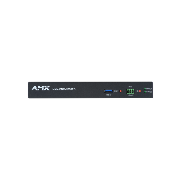 AMX NMX-ENC-N3312D 4K60 H.26x/Dante AV-H & H.26x Dual-Stream Encoder