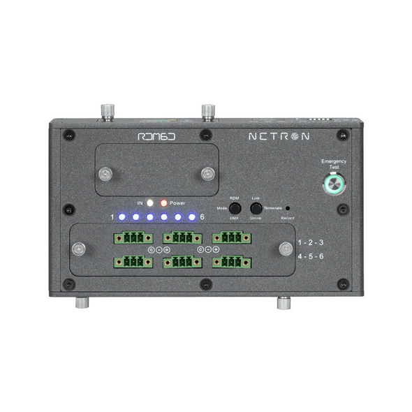  Elation Lighting RDM6D RDM Splitter 1x6 Terminal DIN
