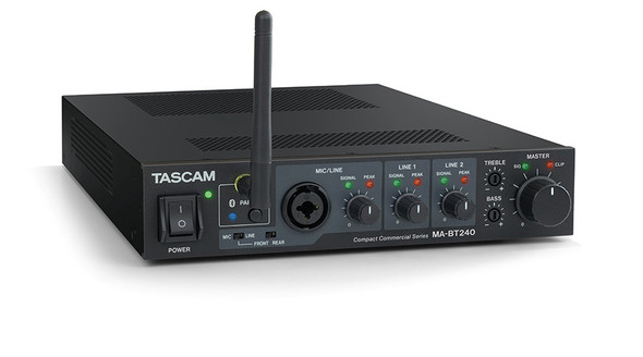 TASCAM MA-BT240 Mixing Amplifier With Extended Bluetooth TASCAM MA-BT240 Mixing Amplifier With Extended Bluetooth
