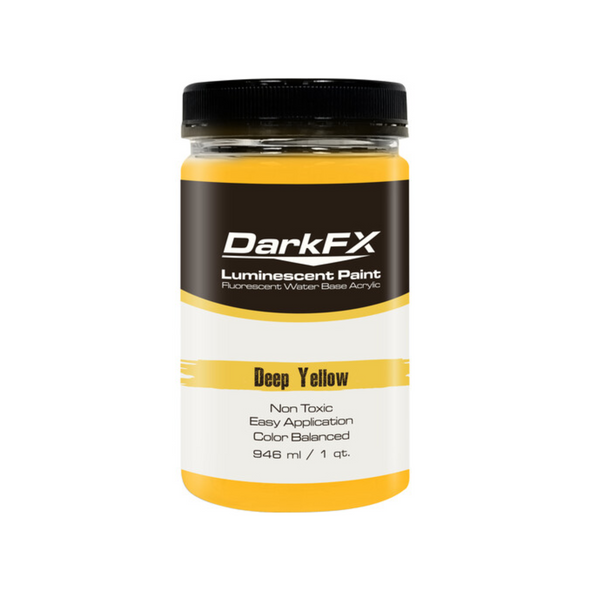 Antari DarkFX UV Paint (Deep Yellow, 1 Quart)