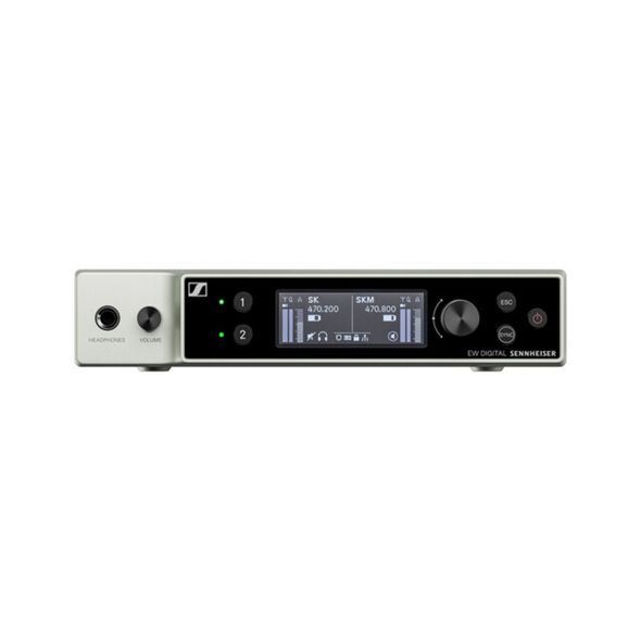 Sennheiser Dual-Channel Digital Wireless System with Two Handheld Mics & MMD 835 Capsules (R1-9: 520 to 607 MHz)