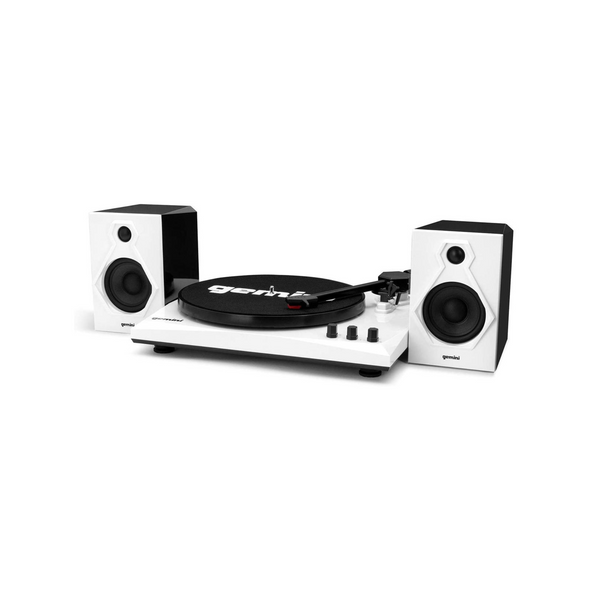 Gemini TT-900BW Vinyl Record Player Turntable with Bluetooth and Dual Stereo Speakers, Black/White Gemini TT-900BW Vinyl Record Player Turntable with Bluetooth and Dual Stereo Speakers, Black/White