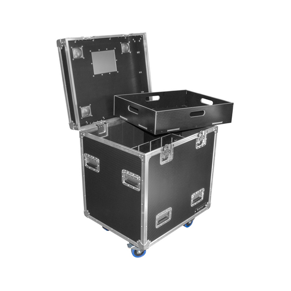 Odyssey Professional 30″ x 24″ x 36″ Black Hex Board Utility Tour Trunk Case with Caster Wheels