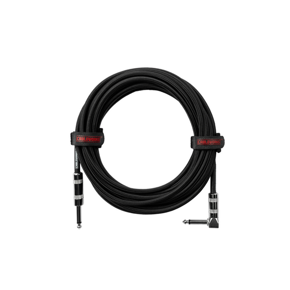 Gator Cases 10 Foot Strt to RA Braided Instrument CableBB – GCWBINS10RABB