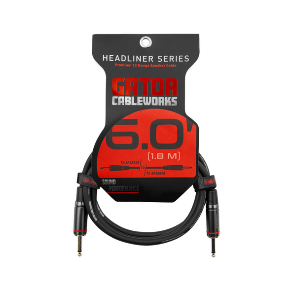 Gator Cases GCWH-SPK-06 6 Foot TS Speaker Cable