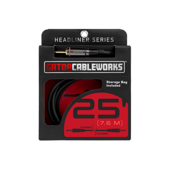 Gator Cases GCWH-SPK-25 25 Foot TS Speaker Cable