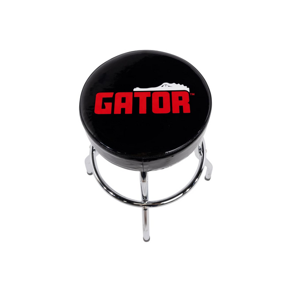 Gator Cases G-LOGOSTOOL Gator branded 24” padded swivel player’s stool