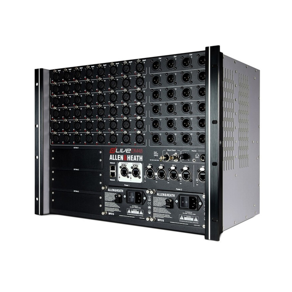 Allen & Heath AH-DLIVE-DM64-RUFX dLive DM64 with RackUltraFX S Class RackUltra FX MixRack 64x32 I/O