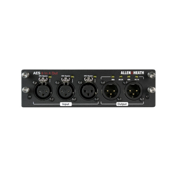 Allen & Heath AES3 Module with 6 Inputs x 4 Outputs with SRC 32kHz - 192kHz