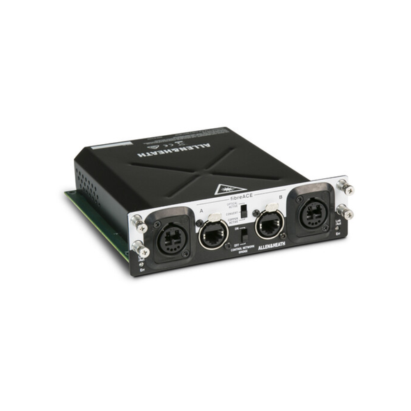 Allen & Heath Fiberace Audio Networking MADI dLiveCard, 96kHz,128x128, Dual Redundancy,Opticalcon Connectors