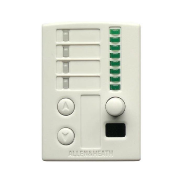 Allen & Heath Wall Plate Remote Controller with IR Sensor for GR3 & GR4 Audio Zone Mixers 