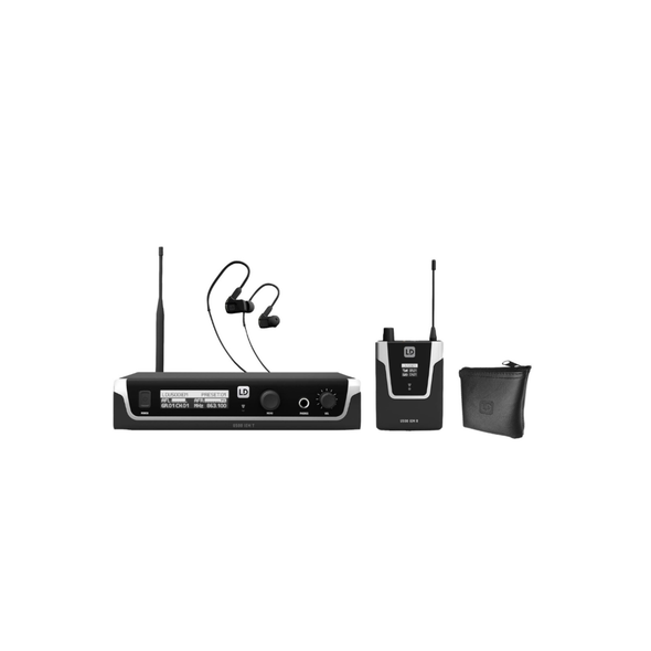 LD Systems Wireless In-Ear Monitoring System with Earphones - 514 - 542 MHz 