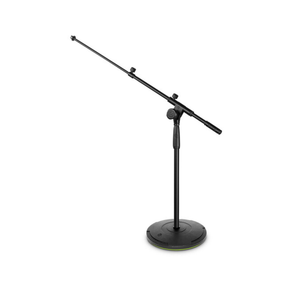 Gravity Stands Touring Series Short Mic Stand with Round Base & Two-Point Adjustment