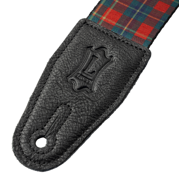 Levy's Christmas Guitar Strap - Plaid