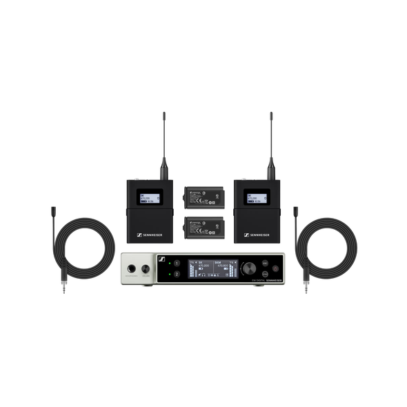 Sennheiser EW-DX MKE 2 Set Dual Lavalier Microphone System Sennheiser EW-DX MKE 2 Set Dual Lavalier Microphone System