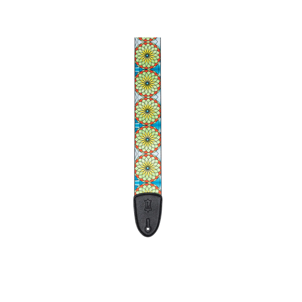 Levy's Stained Glass Guitar Strap-Spring Bloom