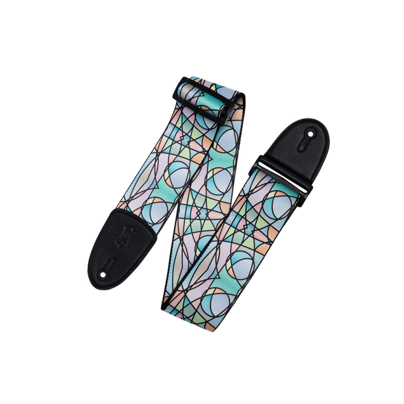 Levy's Stained Glass Guitar Strap-Pastel