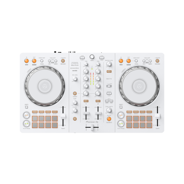 Pioneer DJ DDJ-FLX4-W – 2-Channel DJ Controller for Rekordbox & Serato (Limited-Edition White) 