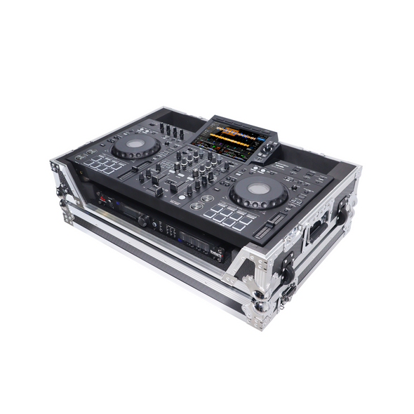 ProX ATA Flight Case For Pioneer DDJ-REV5 XDJ-RX3 DJ Controller with 1U Rack Space and Wheels