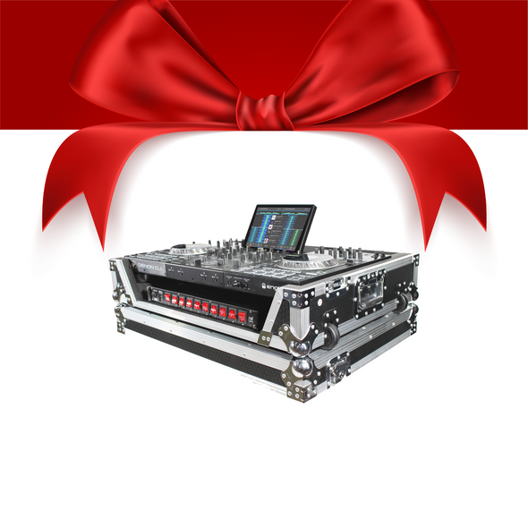 ProX XS-PRIME4 W Fits Denon PRIME4 Case W/ Wheels & 1U Rack Rail