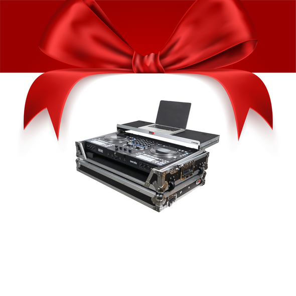 ProX ATA Road Case For RANE® Four or RANE Performer DJ Controller with Laptop Shelf 1U Rack Space and Wheels