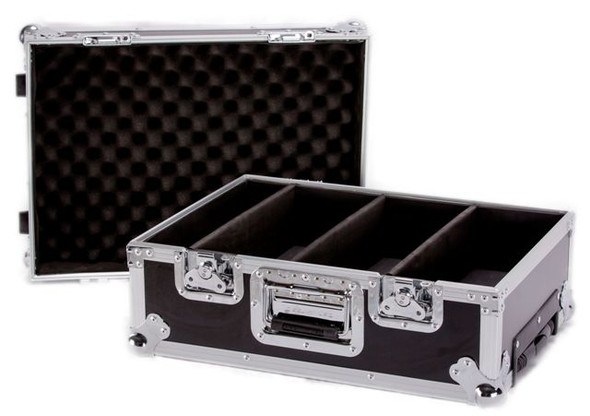 DeeJay LED Deluxe CD Case with Wheels for 100 Jewel Case CD's